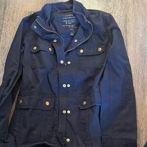 J. Crew Women's Dark Blue Utility Jacket